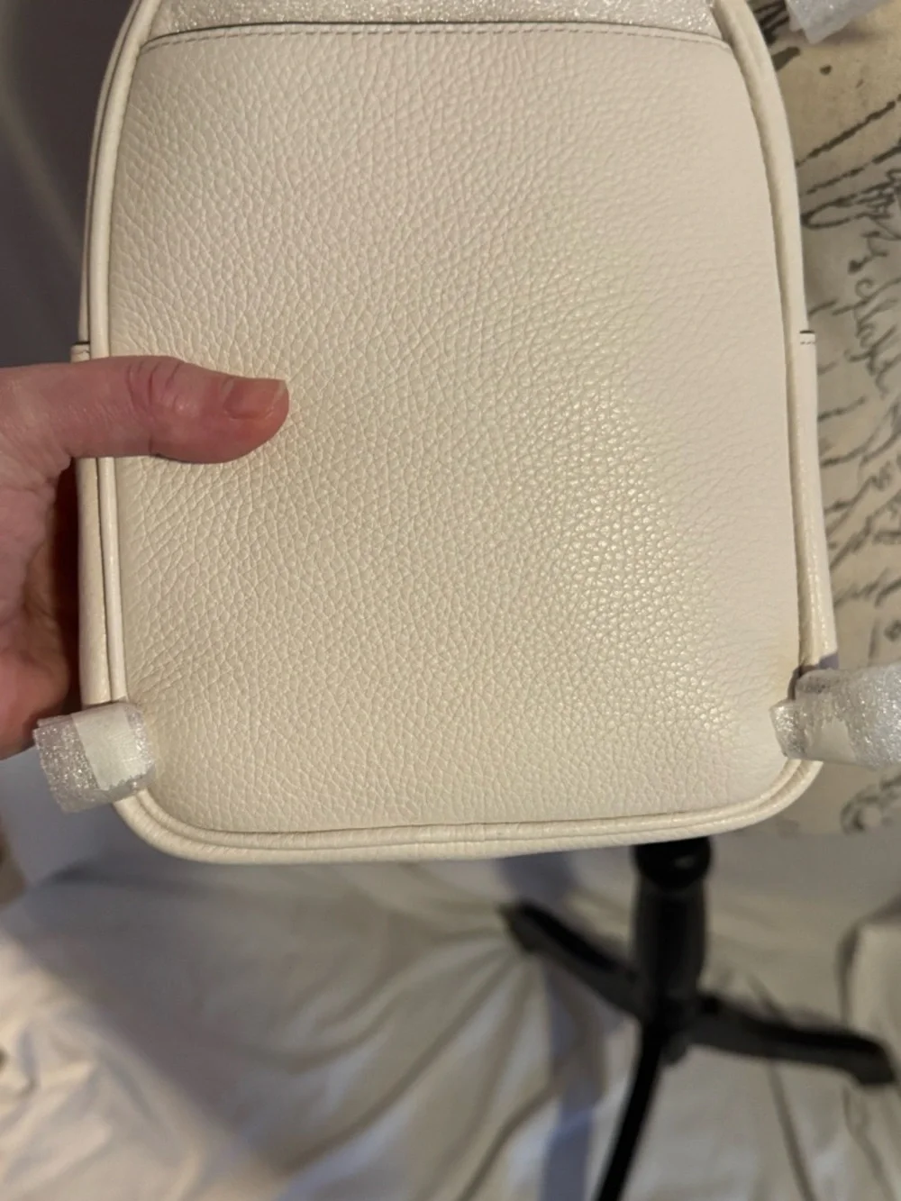 kate spade Parchment Pebble Leather Mini Backpack Crossbody